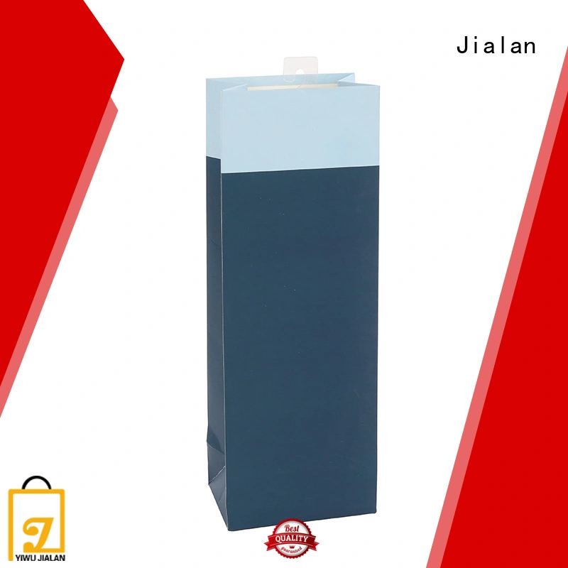 Jialan sacs à vin en papier brun durables 1