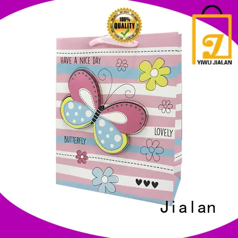 Jialan Bolsas de papel de buena calidad con asas para embalar regalos. 1
