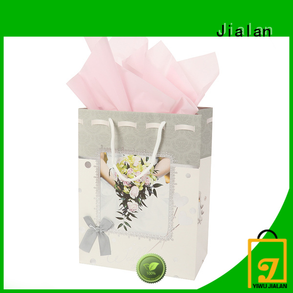 Jialan Eco-Friendly paper bags with handles packing birthday gifts 1