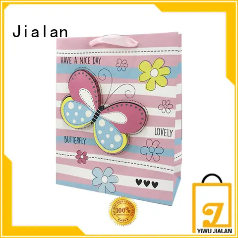Jialan أكياس ورقية مخصصة صديقة للبيئة مثالية لتغليف الهدايا 1