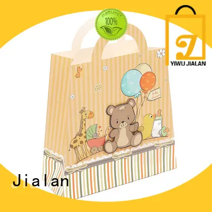 Jialan Bolsas de papel personalizadas ideales para empacar regalos de cumpleaños. 1