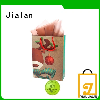 Jialan Regalos de embalaje de bolsas de papel marrón ecológicos 1
