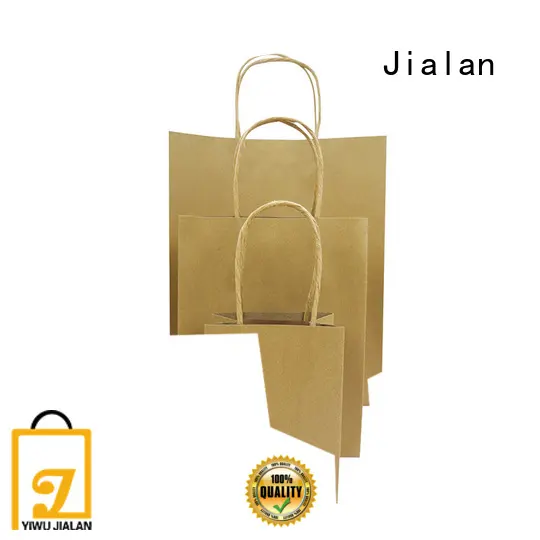 Jialan customized craft paper bags great for supermarket store packaging 1