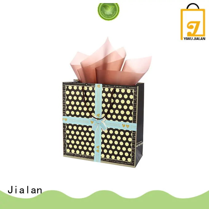 Jialan Eco-Friendly paper gift bags optimal for holiday gifts packing 1