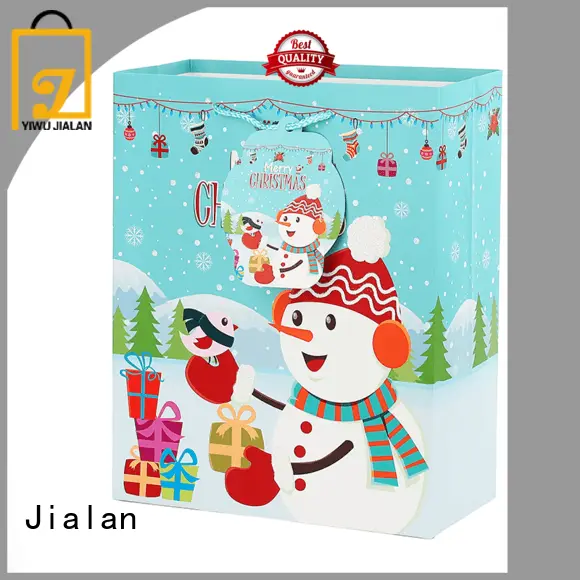 Jialan Bolsas de papel navideñas ideales para tiendas de regalos. 1