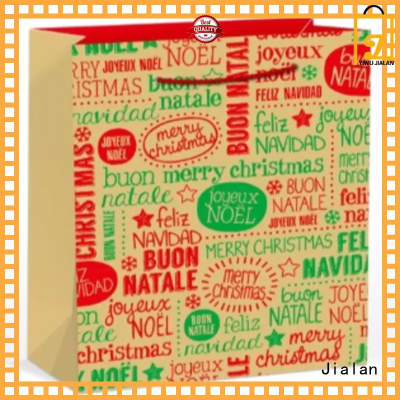 Jialan customized gift wrap bags best choice for holiday gifts packing 1