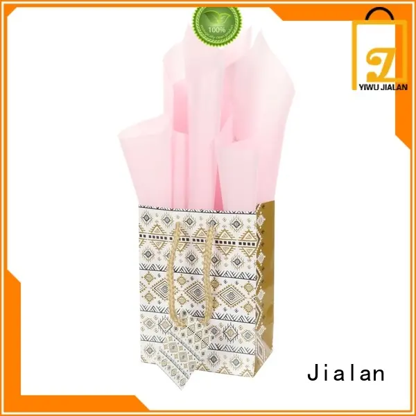 Jialan أكياس ورقية مخصصة لتوفير التكلفة مفيدة جدًا لتغليف الهدايا 1
