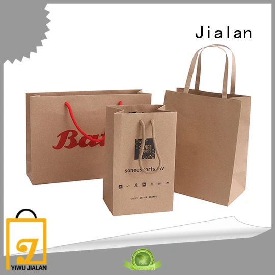 Jialan sacchetti di carta artigianali ottimali per negozi di abbigliamento 1