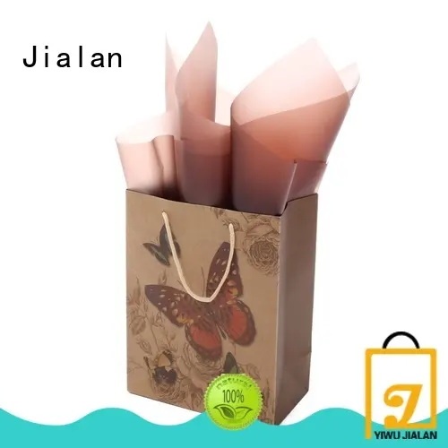 Jialan customized kraft paper bags great for shoe stores 1