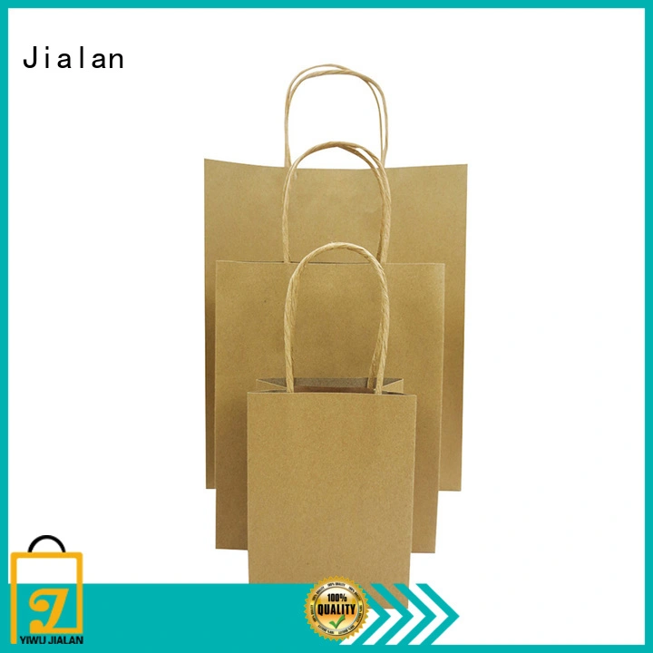 Jialan high grade paper kraft bags satisfying for daily shopping 1