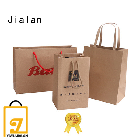 Jialan hot selling kraft gift bags great for supermarket store packaging 1