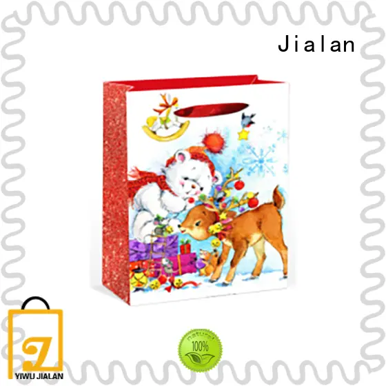 Jialan Azienda di sacchetti regalo di carta personalizzati per le festività per negozi di articoli da regalo 1