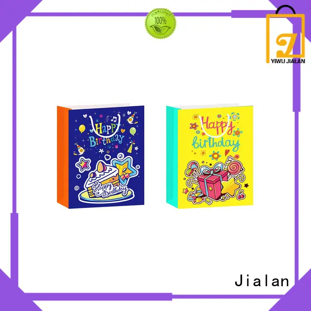 Jialan Proveedor de bolsas de papel personalizadas para empacar regalos de cumpleaños. 1