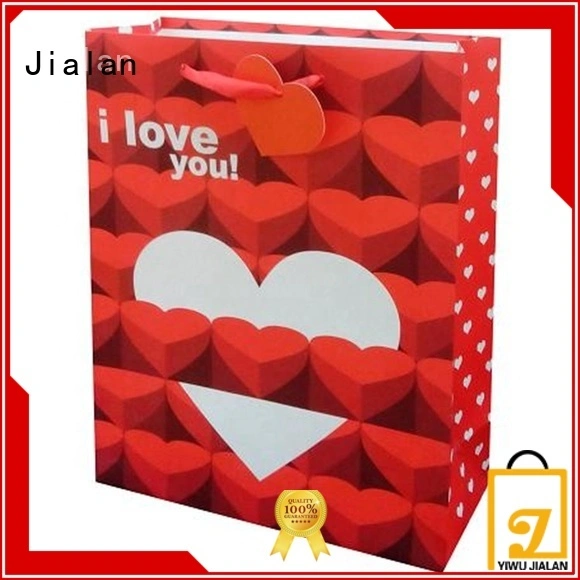 Jialan مورد الأكياس الورقية لتغليف هدايا العيد1 1