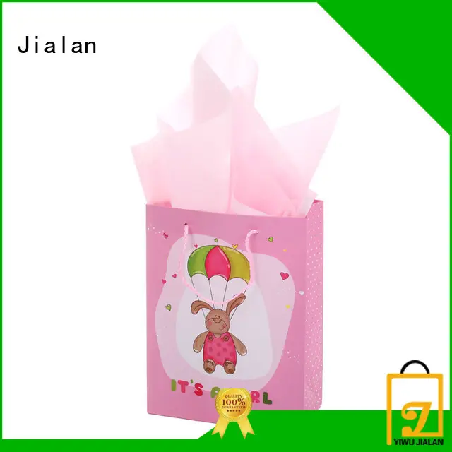 Jialan Costo Guardar bolsas de papel de regalo a la venta para empacar regalos de cumpleaños 1
