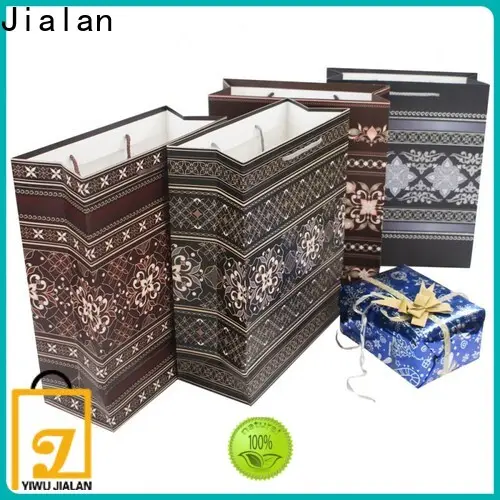 Jialan شركة أكياس الهدايا الورقية لتغليف هدايا عيد الميلاد 1