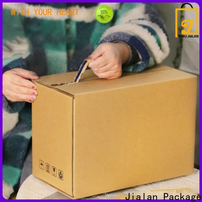 Jialan Paquete de cajas corrugadas personalizadas al por mayor para entrega 1