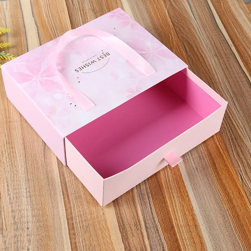 Jialan Paquete Caja de regalo de papel personalizada a la venta para tiendas de regalos 4