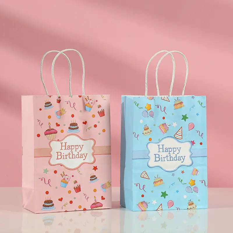 Jialan Confezione di borse per la spesa in carta kraft in vendita per un regalo speciale per l'imballaggio 2