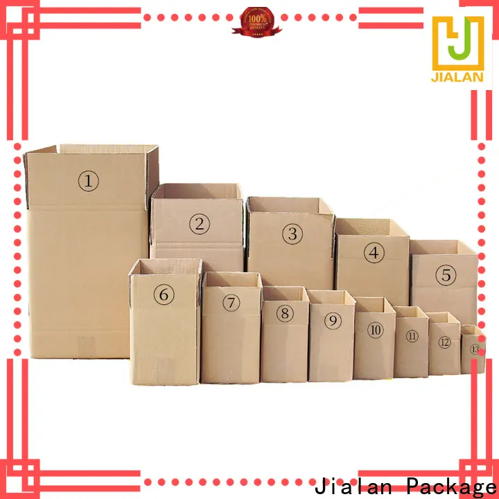 Jialan Package Bulk custom cardboard boxes cheap wholesale for delivery 1
