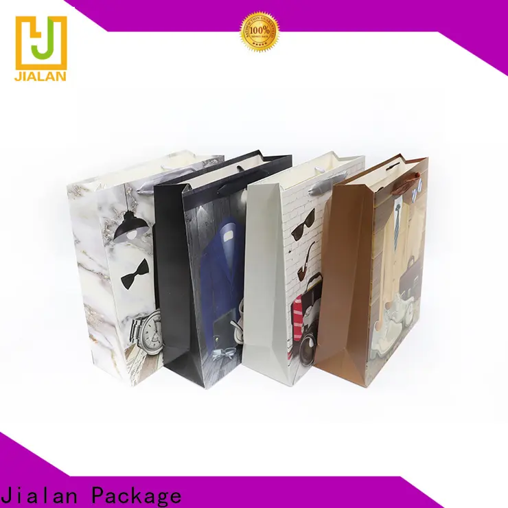 Bulk buy printed paper bags manufacturer for holiday gifts packing 1