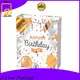 Jialan Paquete Suministro de bolsas de regalo de cumpleaños personalizadas para tiendas de regalos. 1