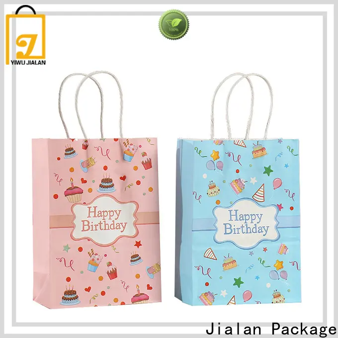 Jialan Paquete de bolsas de papel artesanales al por mayor para las compras diarias. 1