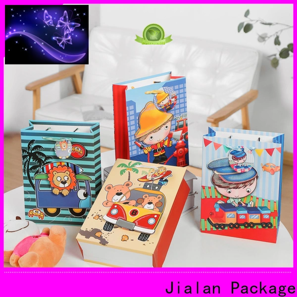 Jialan مصنع تغليف اكياس الهدايا الورقية لهدايا الاطفال 1
