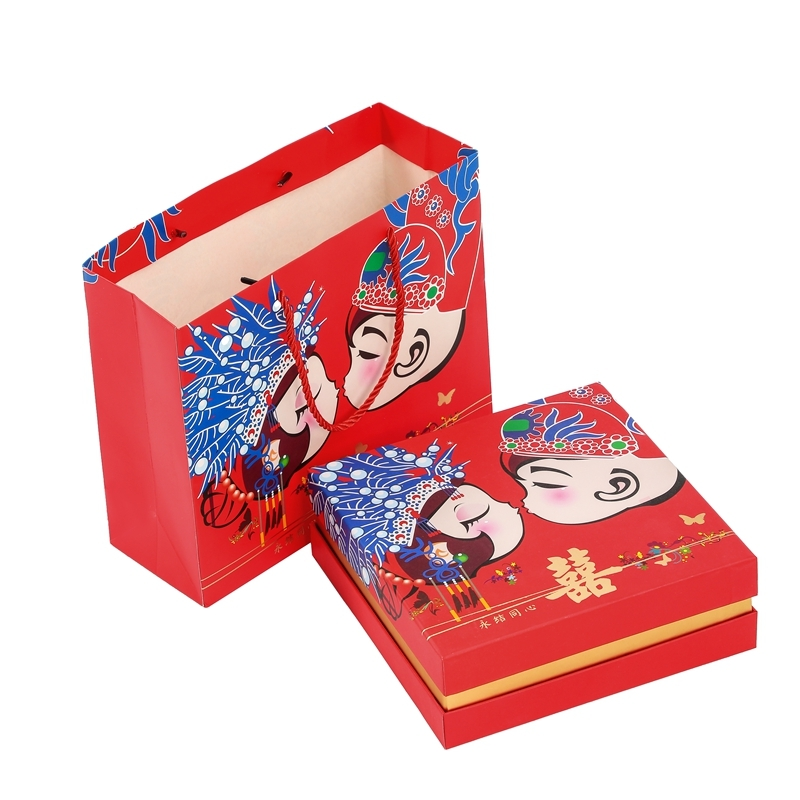 Jialan Confezione regalo con fabbrica di carta per matrimonio 1