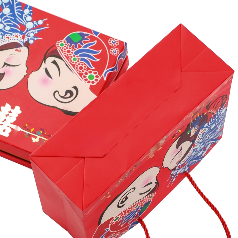 Jialan Confezione regalo con fabbrica di carta per matrimonio 3