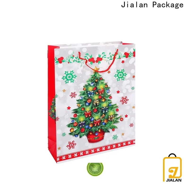 Jialan حزمة أكياس الهدايا العملاقة الموردة لتعبئة هدايا عيد الميلاد 1