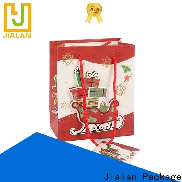 Jialan Paquete de fábrica de bolsas de compras personalizadas para empacar regalos 1