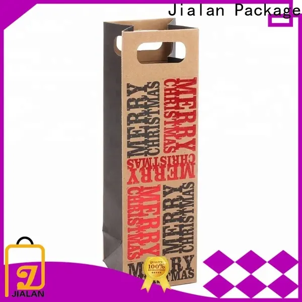 Jialan الشركة المصنعة لأكياس الزجاجات الورقية المخصصة للسوبر ماركت 1