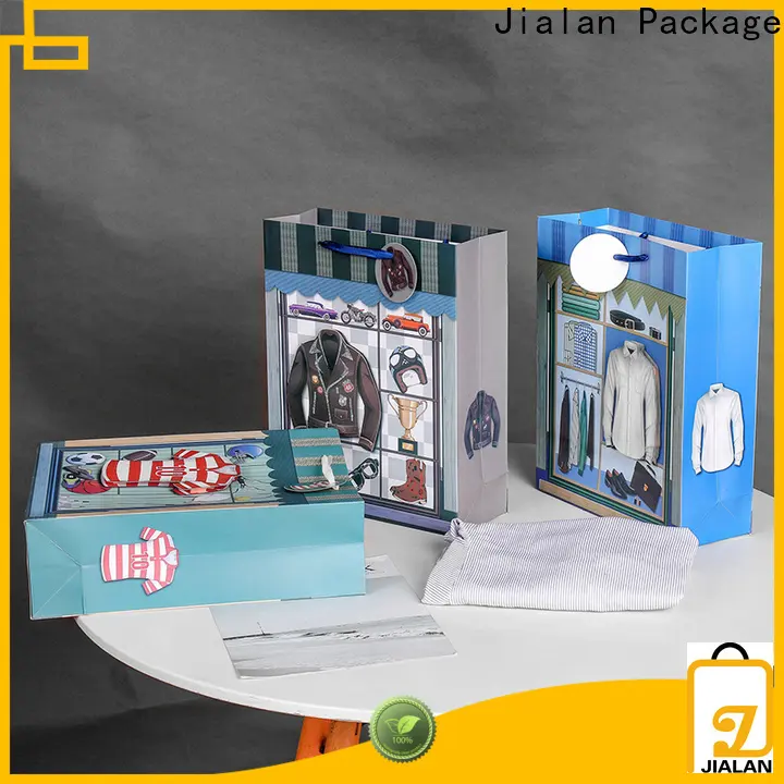 Jialan Paquete de proveedor de bolsas de regalo de papel marrón para empacar regalos 1