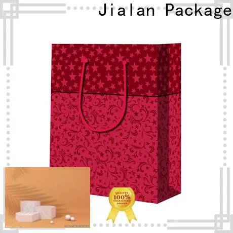 Jialan Emballage meilleur prix fournisseur de sacs en papier de Noël pour l'emballage de cadeaux de vacances 1