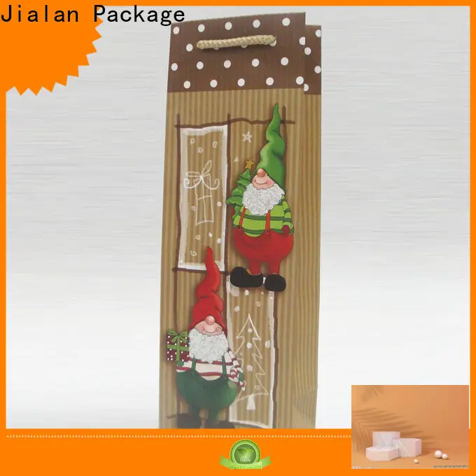 Jialan Paquet de sacs cadeaux de vin noir en vrac pour supermarché 1
