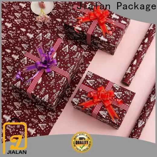 Jialan شركات تصنيع ورق التغليف لهدايا أعياد الميلاد 1
