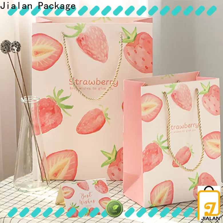 Jialan Package Customized paper gift bags company for holiday gifts packing 1