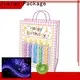 Jialan Paquete de bolsas de papel azules con asas al por mayor para empacar regalos 1