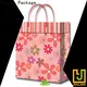 sacs en papier rose bon marché avec poignées usine 1