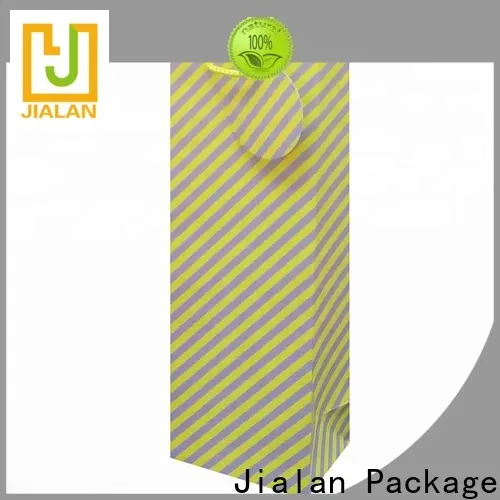 Jialan Package custom brown paper wine bags wholesale for supermarket 1