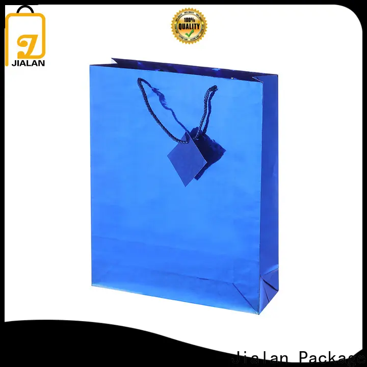 Jialan حزمة شراء مصنع أكياس الهدايا المخصصة لمراكز التسوق 1