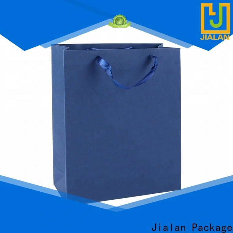 Jialan مصنع تعبئة أكياس الغداء الورقية الملونة لمحلات الملابس 1