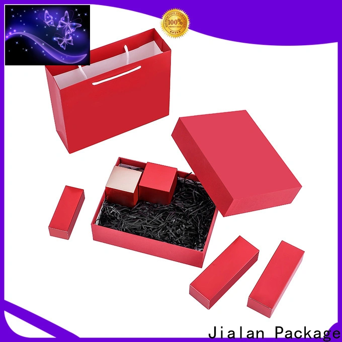Jialan Paquet coffrets cadeaux blancs personnalisés en gros pour magasin d'accessoires 1