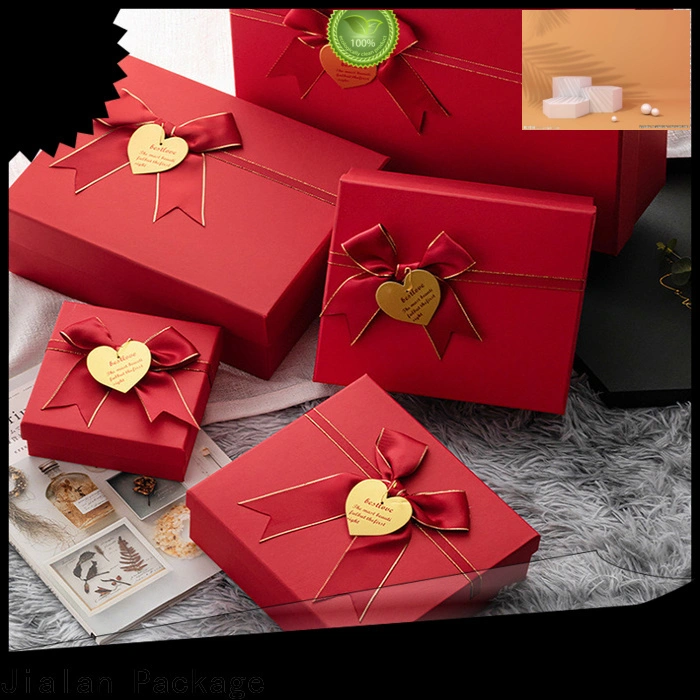 Jialan Paquete de vendedor de cajas de papel decorativas para boda. 1