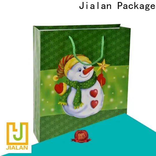Jialan Paquete de bolsas de regalo de papel negro a la venta. 1