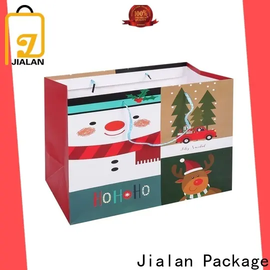Jialan Emballage de sacs-cadeaux blancs unis, vente en gros pour l'emballage de cadeaux 1