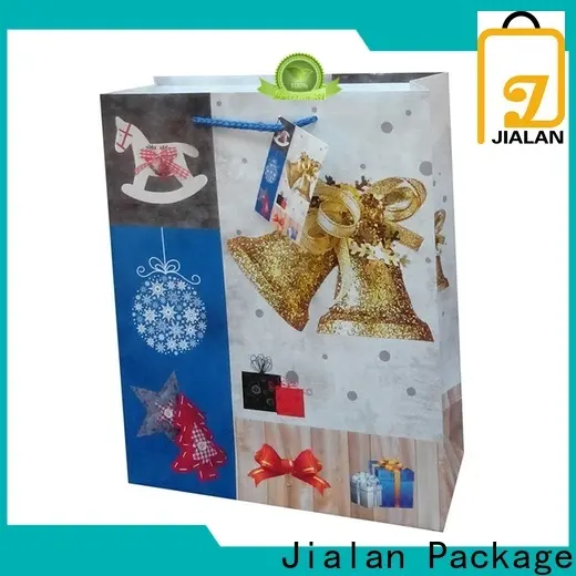 Jialan Empaquete bolsas de regalo de papel marrón al por mayor a granel para embalaje de regalos navideños 1