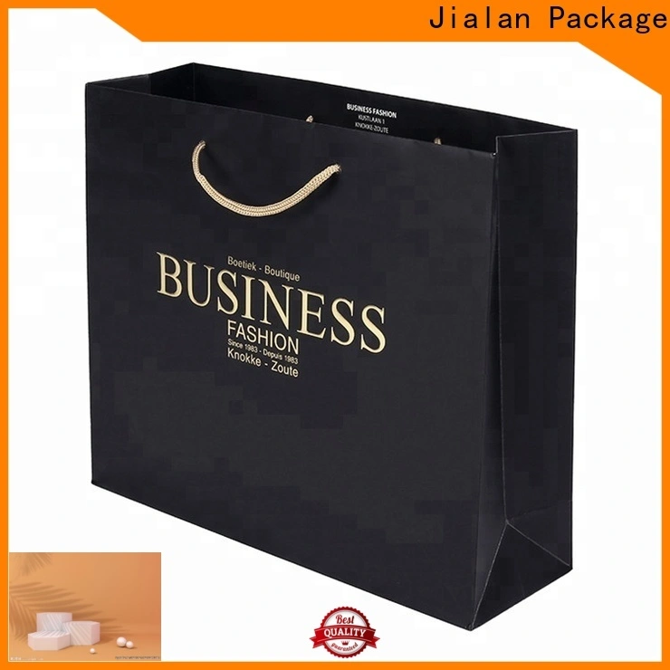 Jialan Paquete Fábrica profesional de bolsas de compras impresas para publicidad. 1