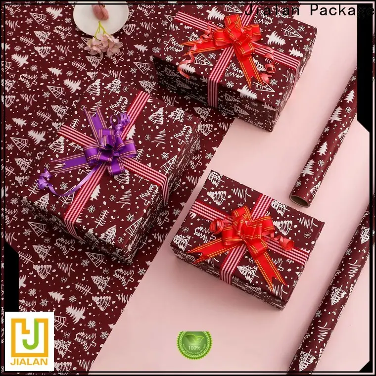 Costo mayorista de rollos de papel de regalo personalizados superior para empacar regalos 1